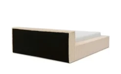S-STYLE Polsterbett Cord, mit Bettkasten und Lattenrost Noord