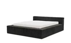 S-STYLE Polsterbett Cord, mit Bettkasten und Lattenrost Noord