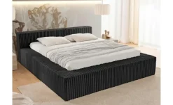 S-STYLE Polsterbett Cord, mit Bettkasten und Lattenrost Noord