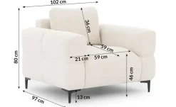 S-STYLE Sessel Cardea