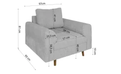 S-STYLE Sessel Trygve