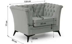 S-STYLE Sessel Wilhelm