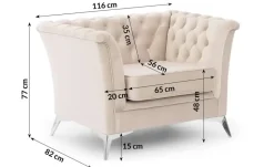 S-STYLE Sessel Wilhelm