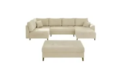 S-STYLE Wohnlandschaft mit Hocker Trygve