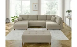 S-STYLE Wohnlandschaft mit Hocker Lars
