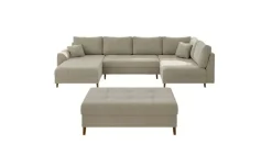 S-STYLE Wohnlandschaft mit Hocker Lars