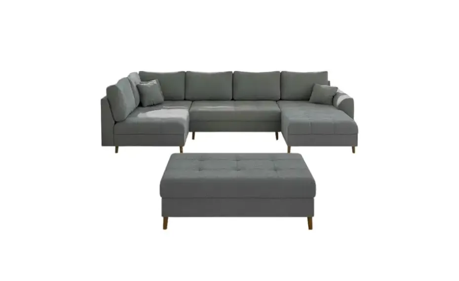 S-STYLE Wohnlandschaft mit Hocker Lars