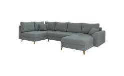 S-STYLE Wohnlandschaft mit Hocker Lars