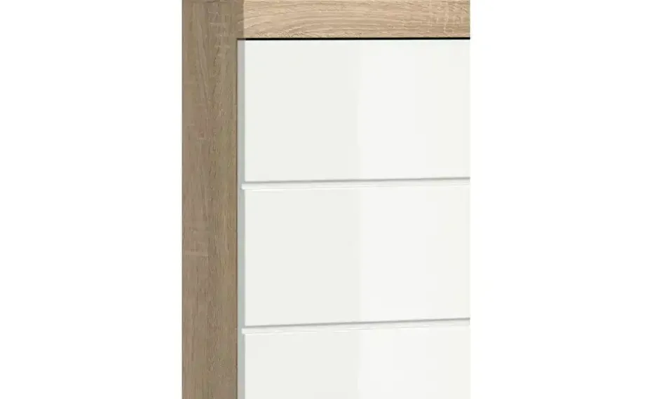 Unterschrank SCHLOONSEE, Breite 37cm, 1 Tür, 1 Schubkasten, 2 Fächer, MDF-Front in verschiedenen Farben erhältlich, Badmöbel, Badschrank, Kommode, Bad Schloonsee