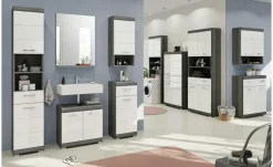 Unterschrank SCHLOONSEE, Breite 74cm, 2 Tür, 1 Schubkasten, 2 Fächer, MDF-Front in verschiedenen Farben erhältlich, Badmöbel, Badschrank, Kommode, Bad Schloonsee