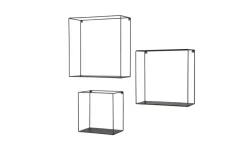 Wandregal 3er-Set