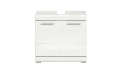 Waschbeckenunterschrank SCHLOONSEE, Breite 60cm, 2 Tür, 2 Fächer, mit Siphonausschnitt, MDF-Front in verschiedenen Farben erhältlich, Badmöbel, Badschrank, Kommode, Bad Schloonsee