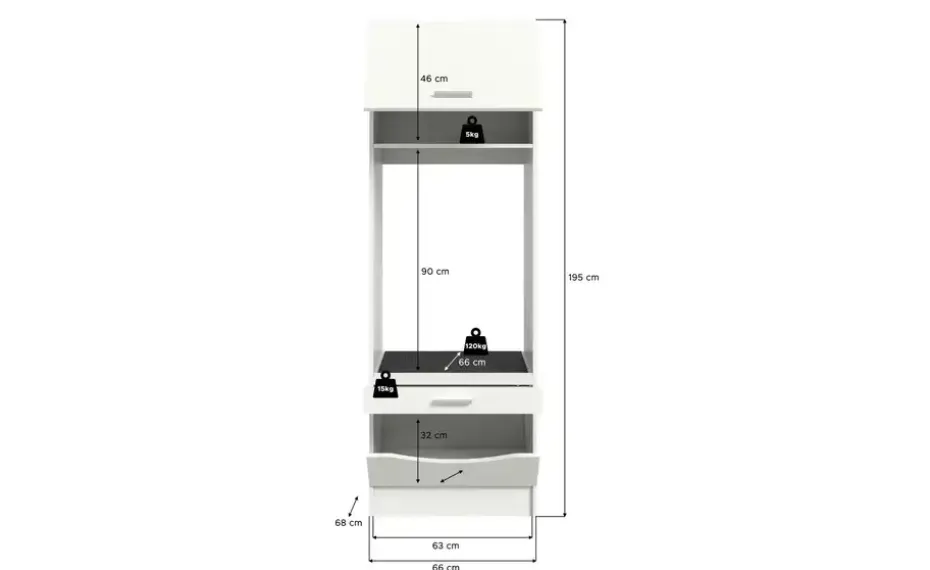 Waschmaschinenschrank