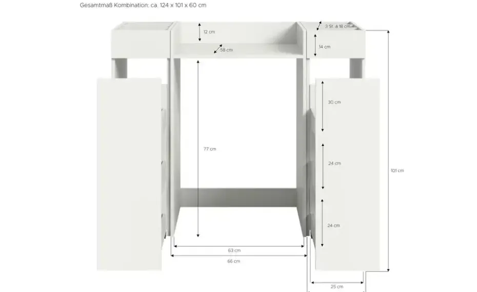 Waschmaschinenschrank