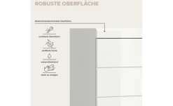 Waschmaschinenumbauschrank SCHLOONSEE, Breite 63cm, für Waschmaschine & Trockner, 2 Türen, MDF-Front in verschiedenen Farben, Überbauschrank, Umbauschrank, Badschrank Schloonsee