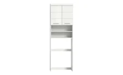 Waschmaschinenumbauschrank SCHLOONSEE, Breite 63cm, für Waschmaschine & Trockner, 2 Türen, MDF-Front in verschiedenen Farben, Überbauschrank, Umbauschrank, Badschrank Schloonsee