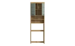 Waschmaschinenumbauschrank SCHLOONSEE, Breite 63cm, für Waschmaschine & Trockner, 2 Türen, MDF-Front in verschiedenen Farben, Überbauschrank, Umbauschrank, Badschrank Schloonsee
